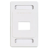Siemon MX-FP-S-02-02 Single Gang Faceplate for 2 MAX Modules